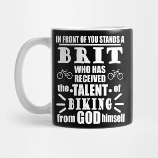 Biking English Great Britain Bike Tour Mug